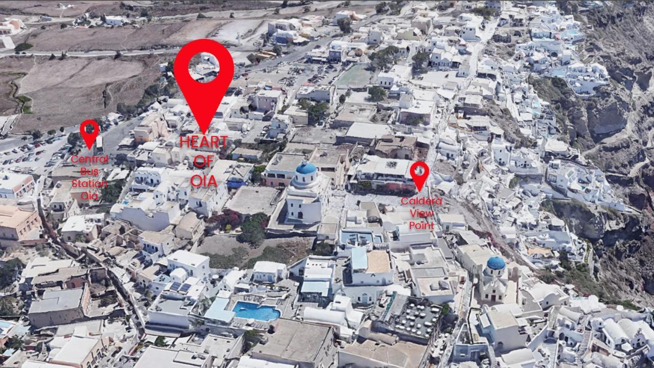 Heart Of Oia - Private House With Jacuzzi Lägenhet Exteriör bild